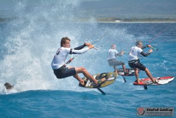 Former Title Holder Gruber Revels in Tricky Conditions at KiteFoil World Championships Opener