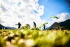 Kiters love a grassy beach for launch and recovery